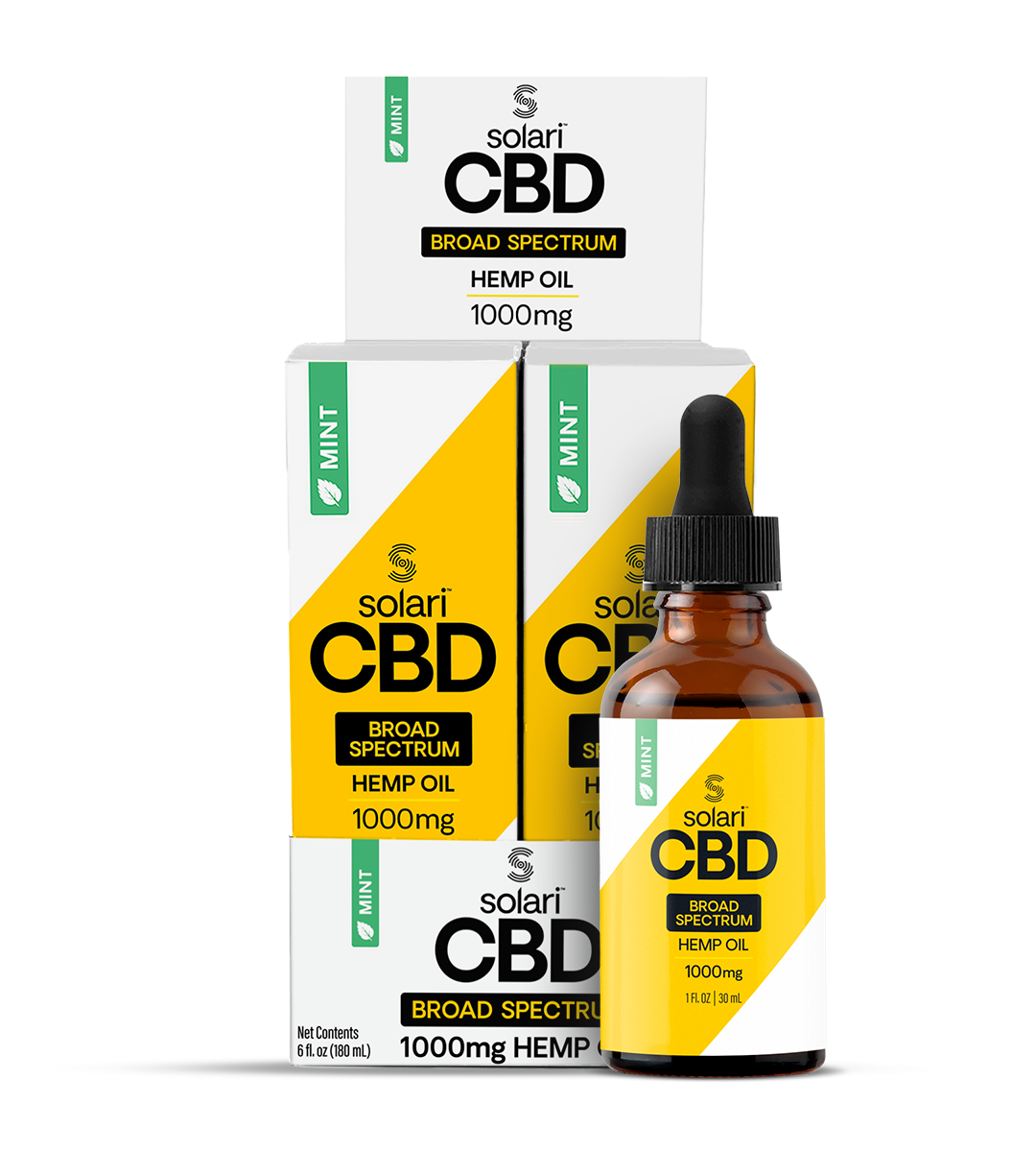 Cbd Oil Mint 1000mg - Six Pack – Solaricbd